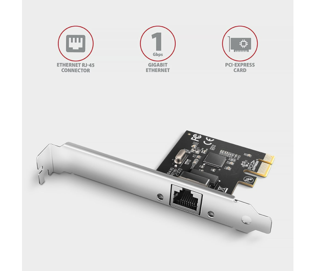 Axagon Karta sieciowa Gigabit Ethernet PCI-Express - 1211983 - zdjęcie 2